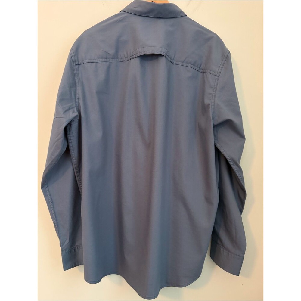 Wrangler XL Outdoor Long Sleeve Button Down Utility Shirt‎ UPF 30+ Regular Fit - Picture 9 of 16